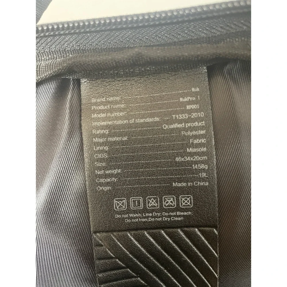 RUK Infinite Solar‎ Pickle Ball Backpack Heather Grey And Black Solar Power